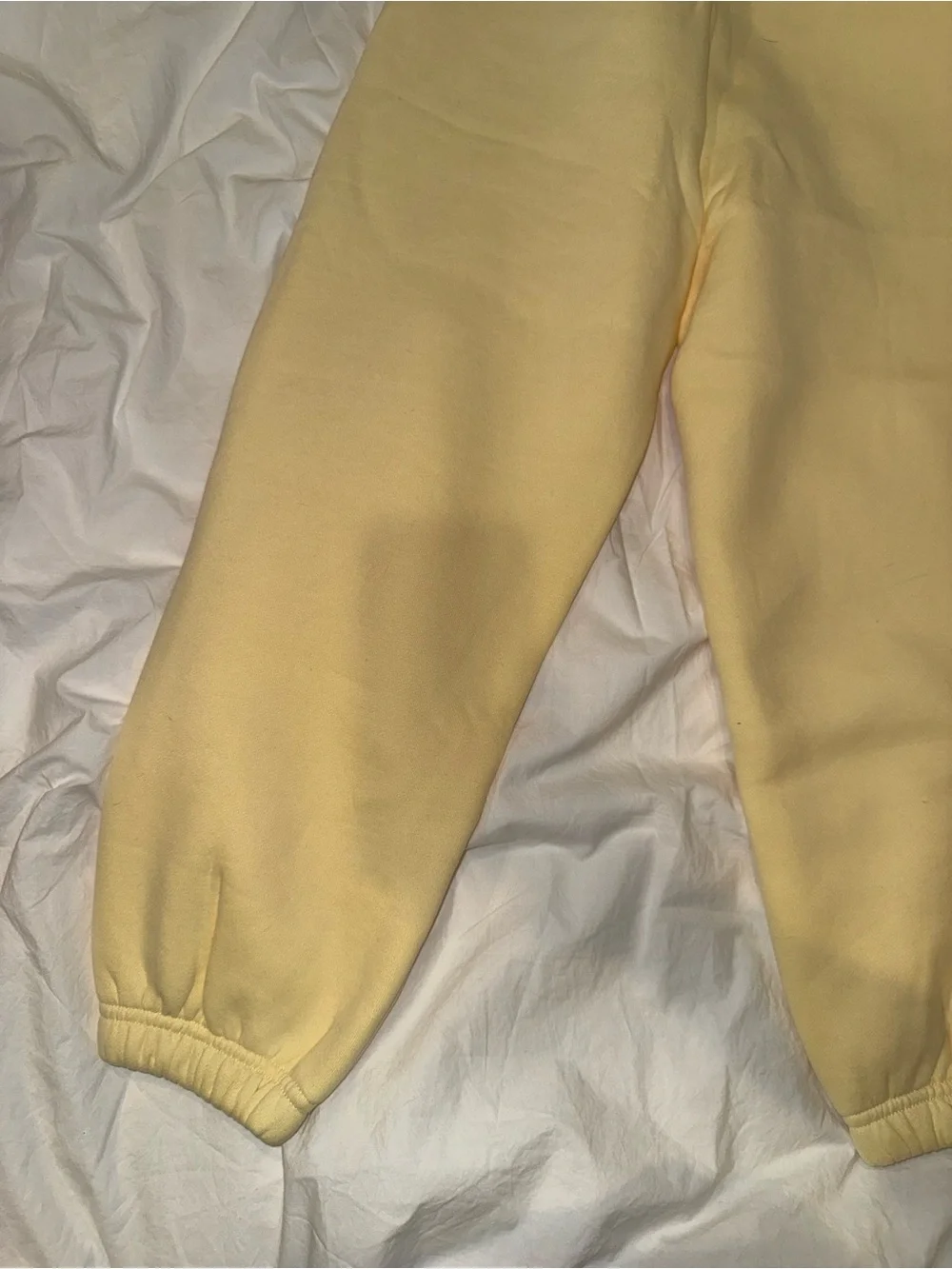 Yellow Fleece Kids Pajama Bottoms - Cozy Elastic Waist